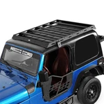 Aluminum Roof Rack Cross Bar Cargo Basket Carrier For 1997-2006 Jeep Wrangler Tj. Fixed Price $299.40.