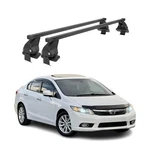 Omac Roof Rack Cross Bars For Honda Civic 2012-2015 Sedan Lockable 110LBS Ste.... Fixed Price $289.87.