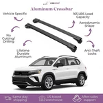 Piece Lockable Roof Rack Cross Bars For Vw Volkswagen Taos 2022-2026- Black. Fixed Price $134.90.