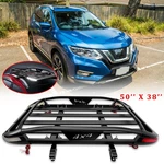 For Nissan X-trail 50"X38" Roof Rack Cargo Basket + Cross Bars Set W/ Led Light. Fixed Price $229.19.