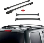 Aluminum 4PCS Roof Rack Side Rail + Cross Bar For Honda Pilot 2009 2010-2015. Fixed Price $99.50.