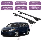 Erkul Roof Rack Cross Bars For Kia Sedona 2015-2021 With Flush Rails Black. Fixed Price $157.41.