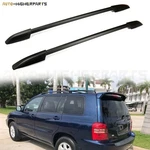 For 2008-2013 Toyota Highlander Roof Rack Side Rails Bar Black Pair Set. Fixed Price $65.67.