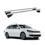 For 2011-2014 Vw Jetta Sportwagen Lockable Roof Rack Cross Bars Carrier Gray. Fixed Price $99.99.