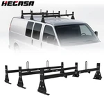 Ladder Roof Racks Steel Black For Chevy Express Fullsize Van 3 Bar 1996-ON. Fixed Price $122.50.