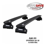 Thule Wingbar Evo Black Roof Bars Set To Fit Audi A3 Sportback 20-22 Closed Rail. Fixed Price $419.06.