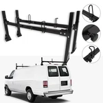 2 Bars Van Roof Ladder Rack Steel Cargo Carrier Chevy Ford Gmc Express Black. Fixed Price $157.57.