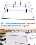 Bar Ladder Roof Racks 2015+ Ford Transit 150 250 350 Van 750 Lbs W/ Roller. Fixed Price $225.00.