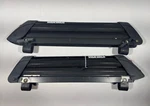 Yakima Button Down Ski Snow Board Roof Rack With Locks & Key Round Bar Mounts. Fixed Price $79.00.
