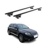 Roof Rack Cross Bars Luggage Carrier For Vw Touareg 2004-2018 Alu Black 2PCS. Fixed Price $109.99.