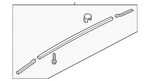 Genuine Hyundai 2013-2019 Santa Fe Xl Roof Rail 87280-B8000-3F. Fixed Price $175.22.