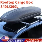 Waterproof Rooftop Cargo Box Carrier W/ Key Mount Storage. Fixed Price $354.25.