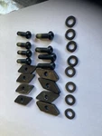 Set Of Hex Bolts M6, Washes .diamond Nuts For Thule TK1,TK8 And 3101. Fixed Price $40.00.