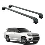For Jeep Grand Cherokee 2022-2025 Roof Rack Cross Bars Flush Rail Alu Black. Fixed Price $188.00.