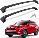 Kinggeri Lockable 260LBS Cross Bars Roof Racks Fit For Toyota Highlander 2020.... Fixed Price $119.74.