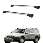 Roof Rack Cross Bars Set To Fit Volvo XC70 2000-2007 Gray. Fixed Price $128.48.