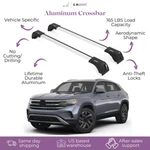 Fits Volkswagen Atlas Cross Sport 2020-2026 2PCS Roof Rack Bars 165 Lbs. Fixed Price $116.91.