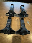 Thule 300 Rain Gutter Feet Foot Pack Roof Rack Tower Mounts + Locks Key.nice. Fixed Price $149.00.