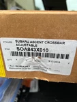 Genuine Subaru Ascent Adjustable Crossbar Roof Rack SOA843X010 New Box. Fixed Price $119.00.