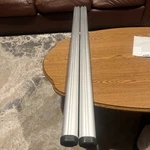 Thule RB47 Rapid Aero Aluminum Roof Bars Pair With End Caps Missed Rubber. Fixed Price $45.00.