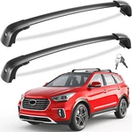 Tuyoung Roof Rack Cross Bars For Hyundai Santa Fe 2013-2018 Lockable 300LBS. Fixed Price $59.99.
