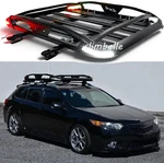 Roof Rack Cargo Carrier Basket Cross Bars W/led Light For Acura Tsx Sport Wagon. Fixed Price $229.07.