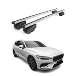 Lockable Roof Rack Cross Bars Luggage Carrier For Volvo V60 2020-2023 Gray 2PCS. Fixed Price $119.99.