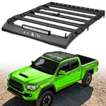 Roof Rack Cargo Carrier Basket W/ Lights For 2005-2023 Toyota Tacoma Double Cab. Fixed Price $293.39.