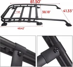 Aluminum Top Roof Rack Compatible With 2007-2014 Toyota Fj Cruiser Rail Crossbar. Fixed Price $186.59.