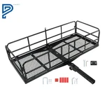500LB Capacity Hitch Mount Cargo Carrier Folding Baskets Steel 60" 24" 14" Black. Fixed Price $170.00.