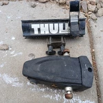 Thule Fork Mount And Short Tray 535 Bike Carrier Roof Rack. Fixed Price $29.99.