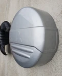 Oem Mitsubishi Montero 2001-02 Pajero Spare Tire Cover Hard Shell Case Silver. Fixed Price $175.00.
