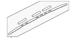 Genuine Nissan Roof Luggage Carrier Side Rail 73823-5AA1A. Fixed Price $739.69.