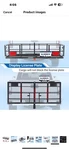 King Bird 60"X24"X14" Folding Hitch Cargo Carrier Basket Luggage Fit 2" Receiver. Fixed Price $250.00.
