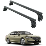 For Skoda Superb Sedan B9 (2024-2026) Aluminum Roof Rack System Carrier Cross Ba. Fixed Price $328.00.