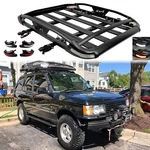 For Land Rover Range Roof Rack Top Carrier Cargo Basket Holder + Led Light. Fixed Price $229.09.