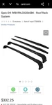 2006-2013 Land Range Rover Aluminum Roof Top Crossbar Rack RRB-RRL33206SBK Specd. Fixed Price $239.00.