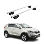 For 2011-2016 Kia Sportage Roof Racks Luggage Carrier Cross Bars Iron Gray 2PCS. Fixed Price $139.99.