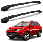 Fengyu Roof Cross Bars Side Rails 150 Lbs Capacity Black For 13-18 Toyota RAV4. Fixed Price $64.41.