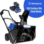 Westinghouse Open Box 48V 18" Cordless Snow Blower. Fixed Price $269.00.
