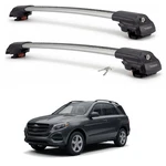 Roof Rack Cross Bars For Mercedes Benz Ml W166 2012-2015 Aluminum Silver Pair. Fixed Price $199.99.