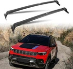 220LBS Cross Bar Roof Rack Rail For 2017-2026 Jeep Compass Bike Luggage Carrier. Fixed Price $65.00.