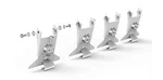 Kargo Master 409CD Ladder Rack For Vans, Heavy Duty Steel Construction. Fixed Price $170.64.