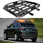 For Jeep Compass Aluminum Roof Rack Cargo Carrier Basket Cross Bars W/ Led Light. Fixed Price $229.08.