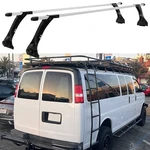 63" For Chevrolet Express Van Ladder Roof Rack Crossbars Luggage Cargo Carriers. Fixed Price $169.03.