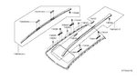 Genuine Infiniti QX60 Roof Bracket Assembly Right (2013-2020) Oe 738A03JA0B. Fixed Price $66.23.