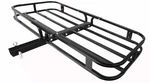 53"X19.5" Hitch Cargo Carrier, Steel Rack, 500LB Capacity, Black. Fixed Price $61.99.