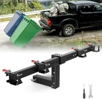 Dual Trash Can Hauler Hitch For 2" Receiver Heavy Duty Steel Garbage Towing. Fixed Price $47.95.