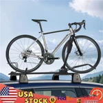 Roof Mount Upright Bike Rack Foldable Aluminum Bicycle Carrier + Locking 29-38IN. Fixed Price $157.19.
