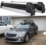 Ski Snowboard Roof Racks Carrier Snowpack W/ Lock For Infiniti G35 G37 Sedan. Fixed Price $115.04.